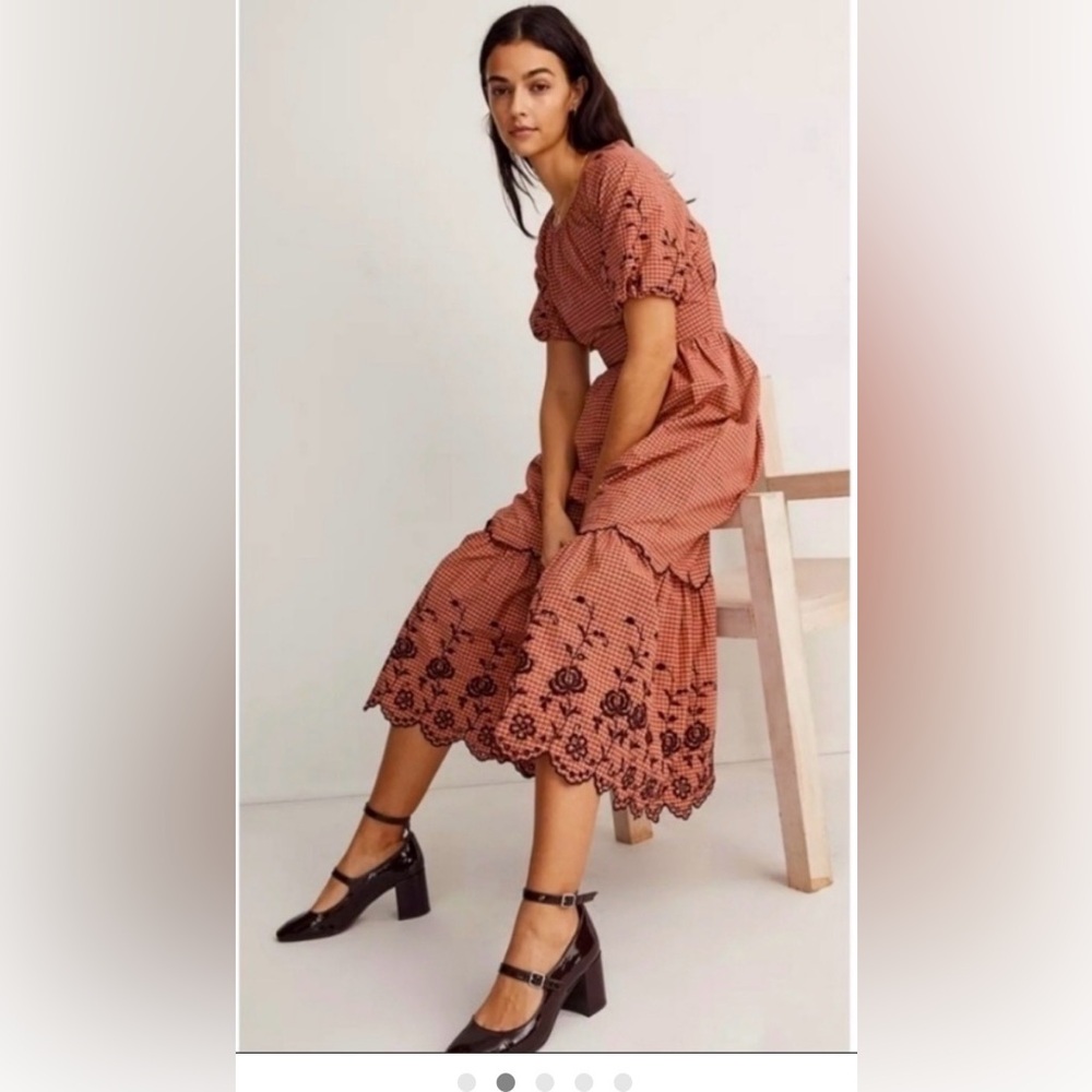 ⭐️Madewell Bubble Sleeve Midi Dress⭐️